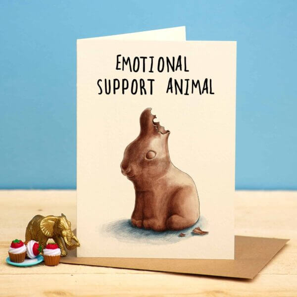 Support Animal Birthday Card