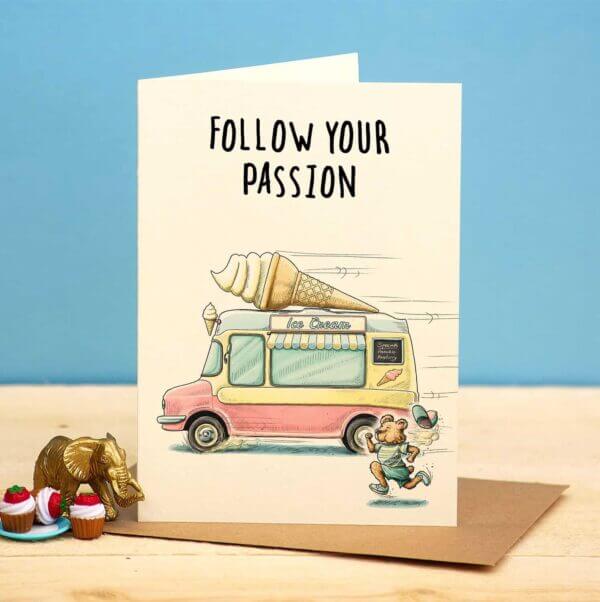 Ice Cream Birthday Card