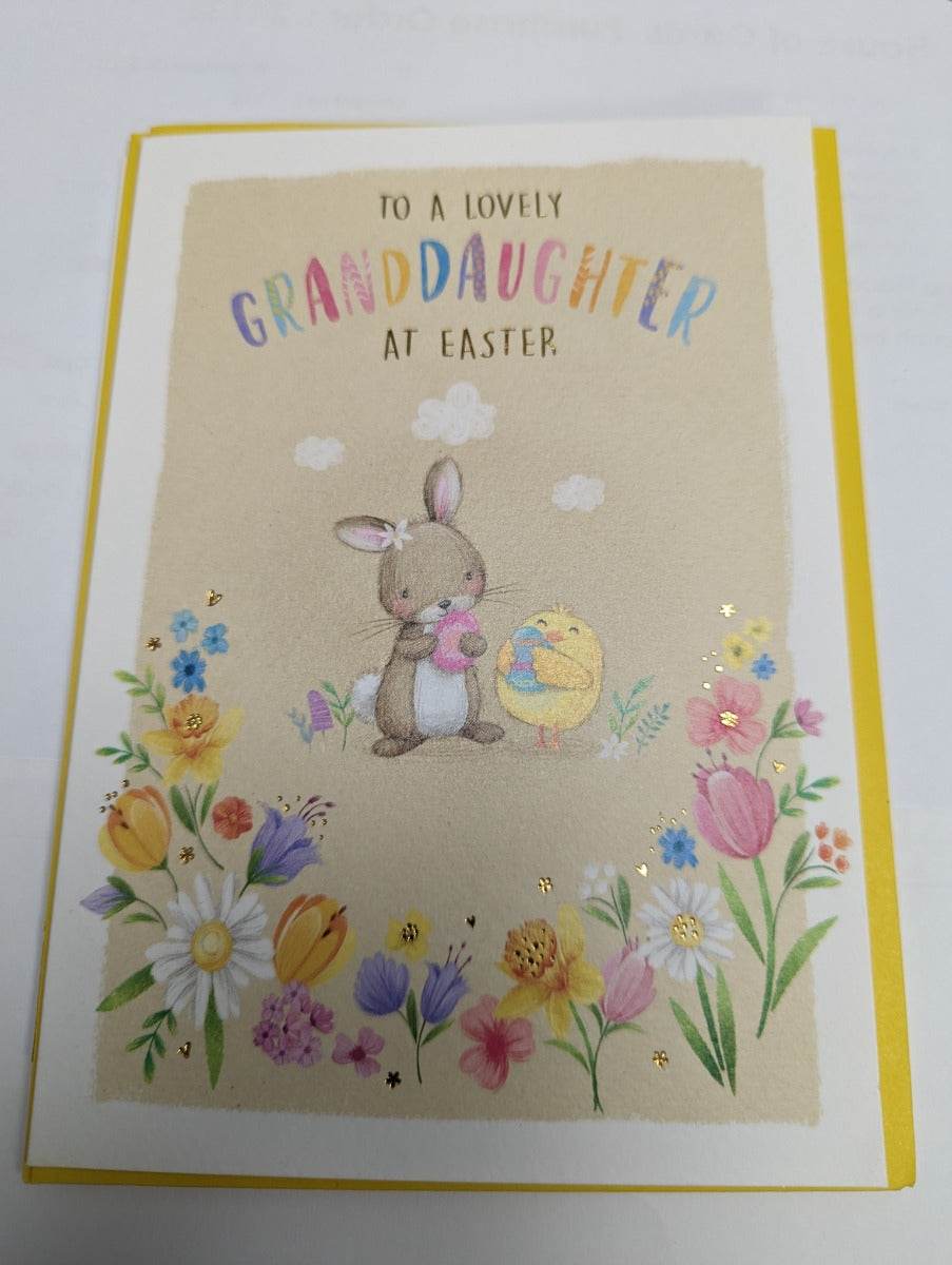 Granddaughter Easter Card - House of Cards
