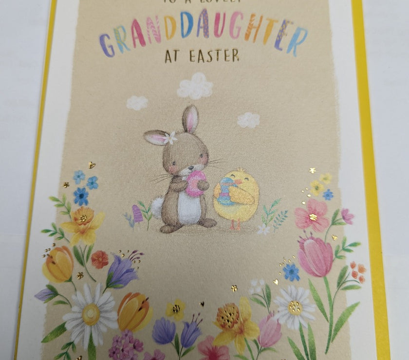 Granddaughter Easter Card