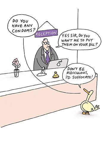 Duck Bill Birthday Card