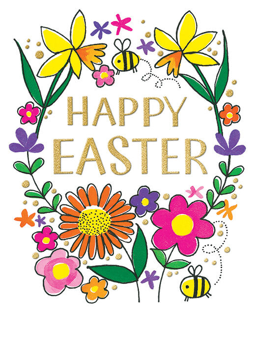 Floral Easter Cards