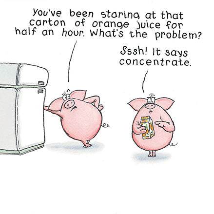 Concentrate Juice Birthday Card - House of Cards