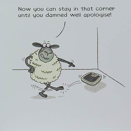 Apologise Birthday Card - House of Cards