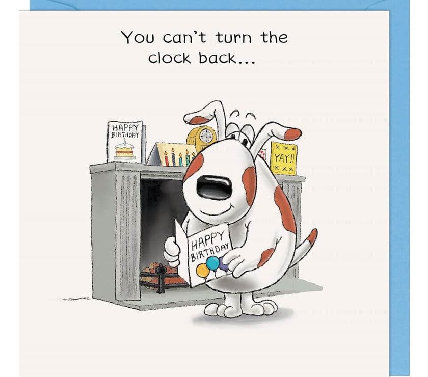 Funny Farm Clock Birthday Card