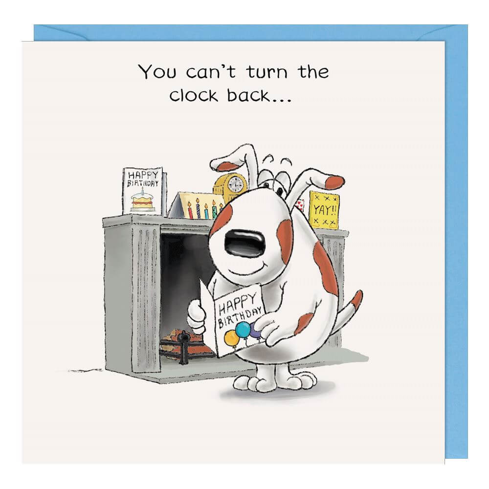 Funny Farm Clock Birthday Card