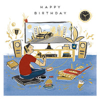 Happy Birthday gaming card