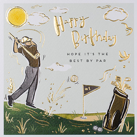 Best By Par Birthday Card
