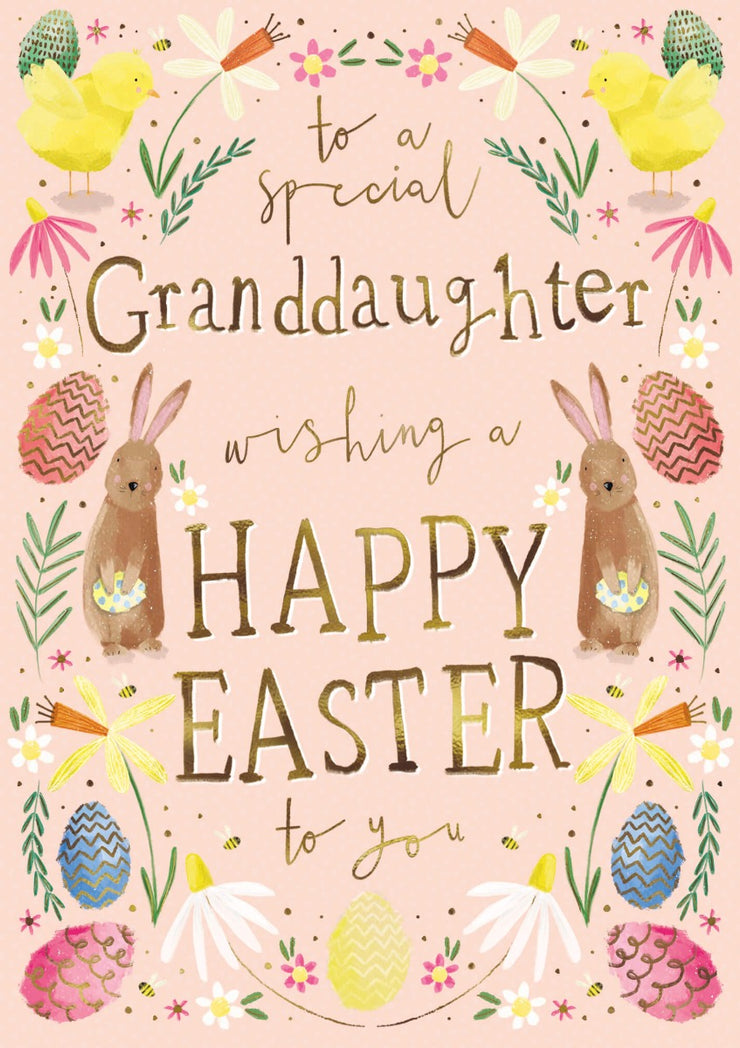 Granddaughter Easter Greeting Card