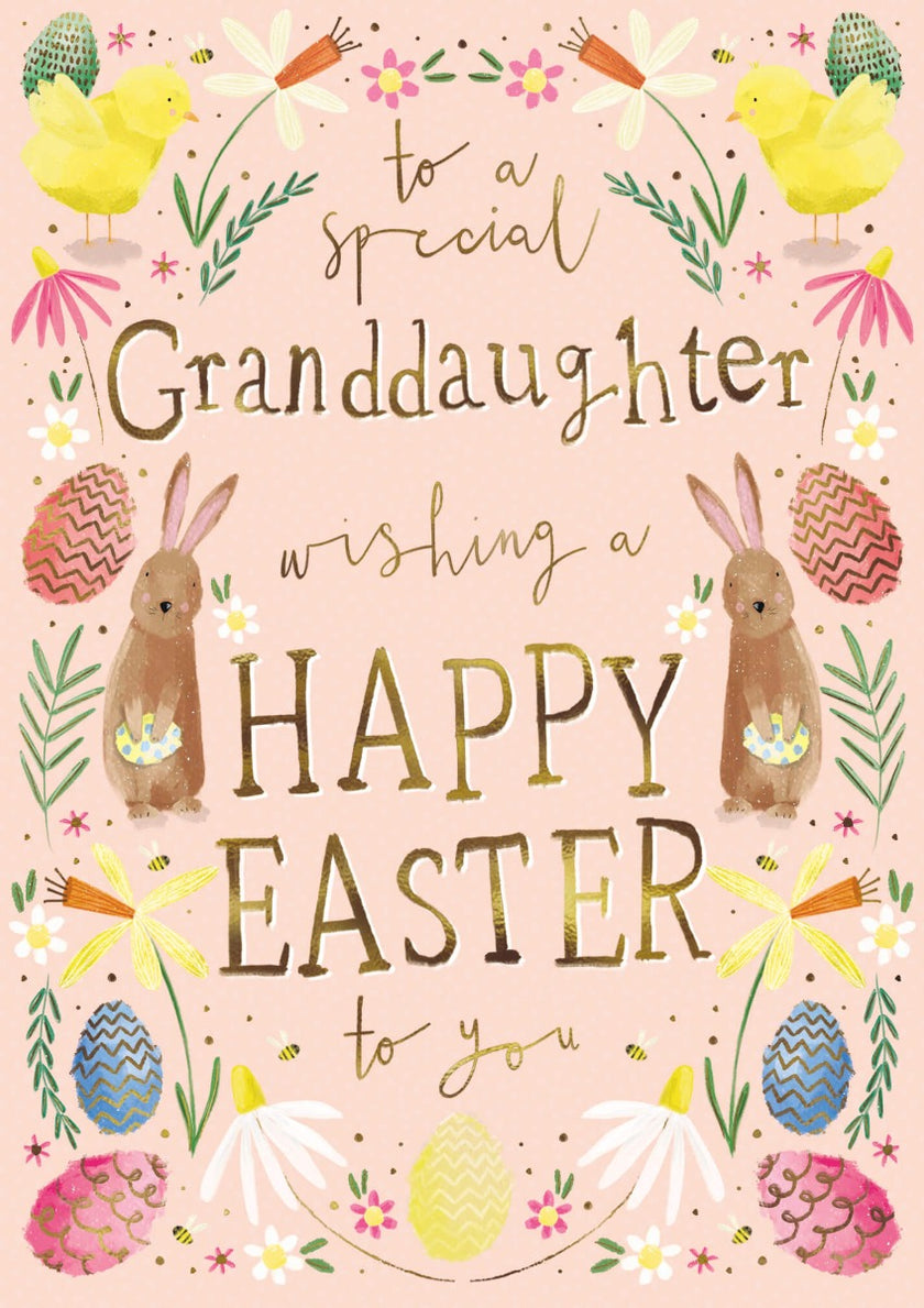 Granddaughter Easter Greeting Card