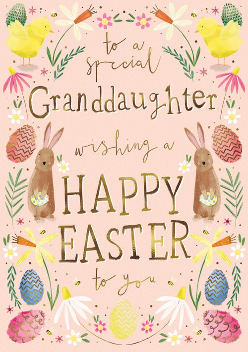 Granddaughter Easter Greeting Card