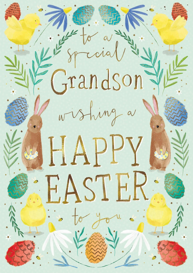 Grandson Easter Greeting Card