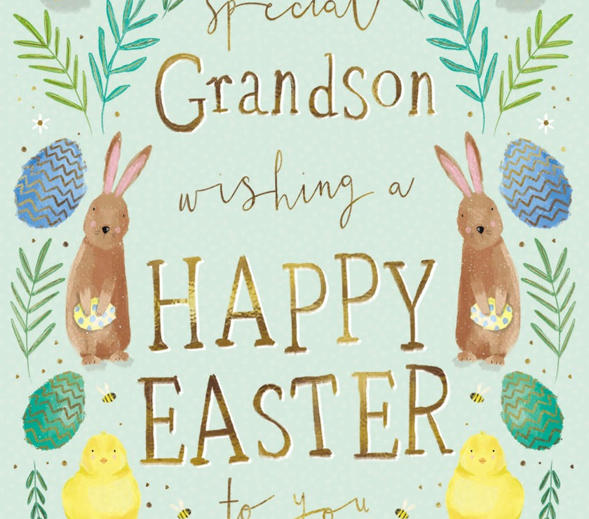 Grandson Easter Greeting Card
