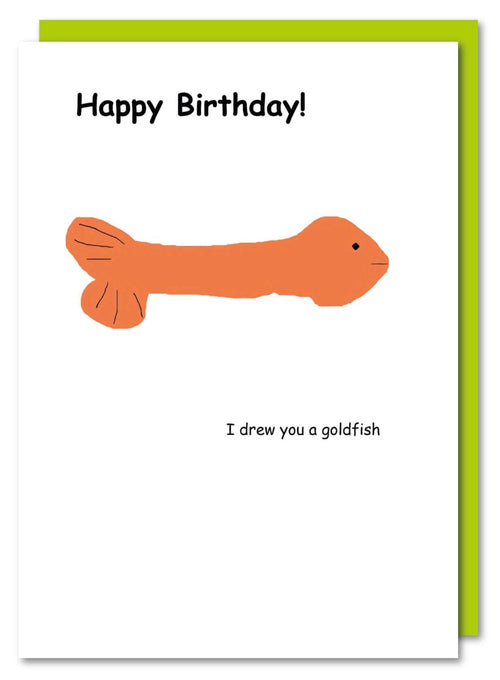 Goldfish Birthday Card