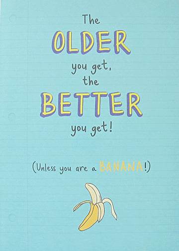 Banana Birthday Card - House of Cards