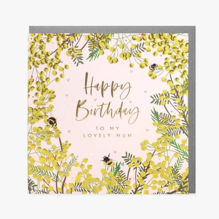 Lovely Mum Bees Birthday Card