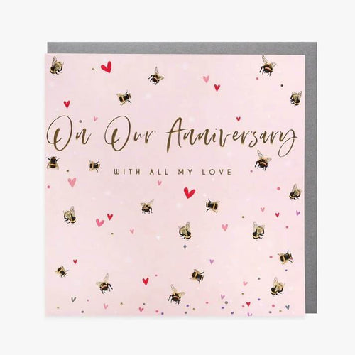 Anniversary Bees Card - House of Cards