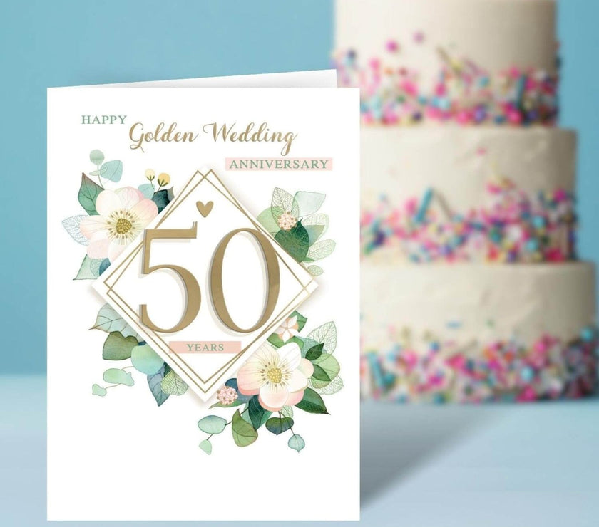 Golden Anniversary Card
