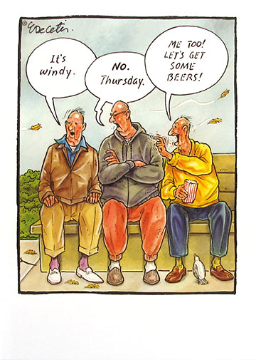 Windy Birthday Card
