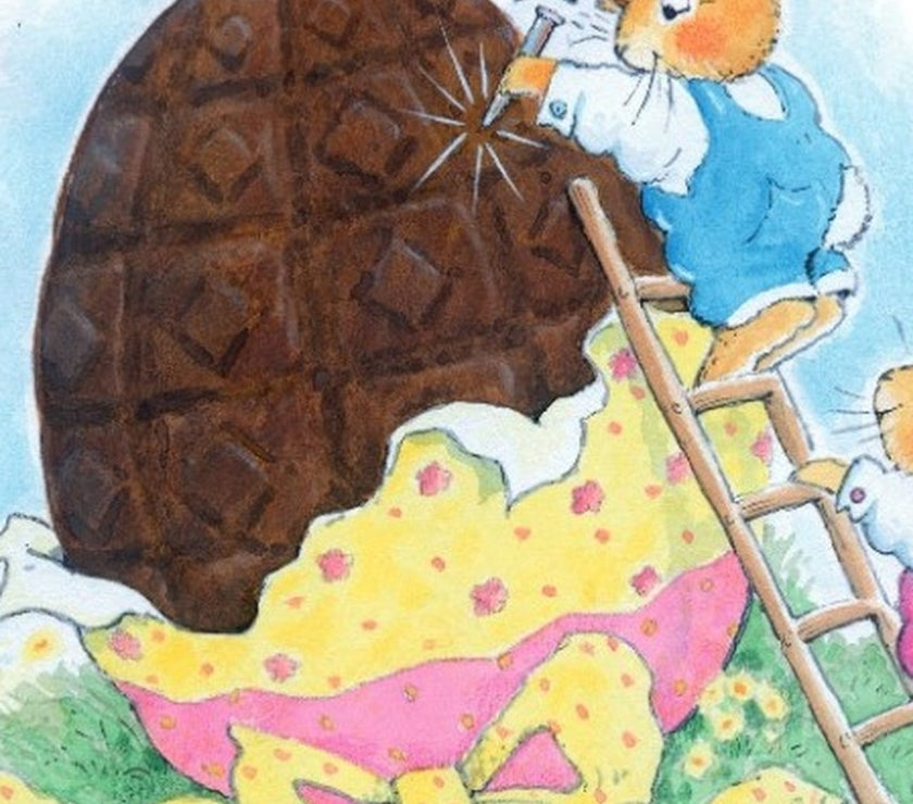 Large Egg Easter Card