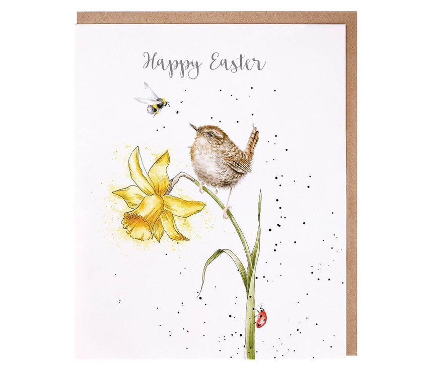 Wren Easter Card