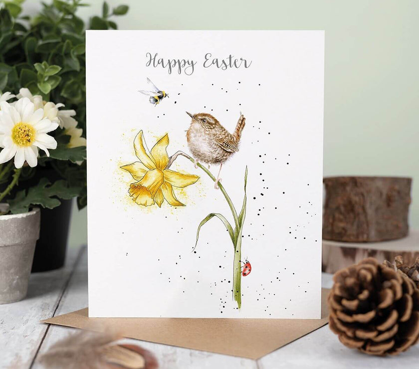 Wren Easter Card