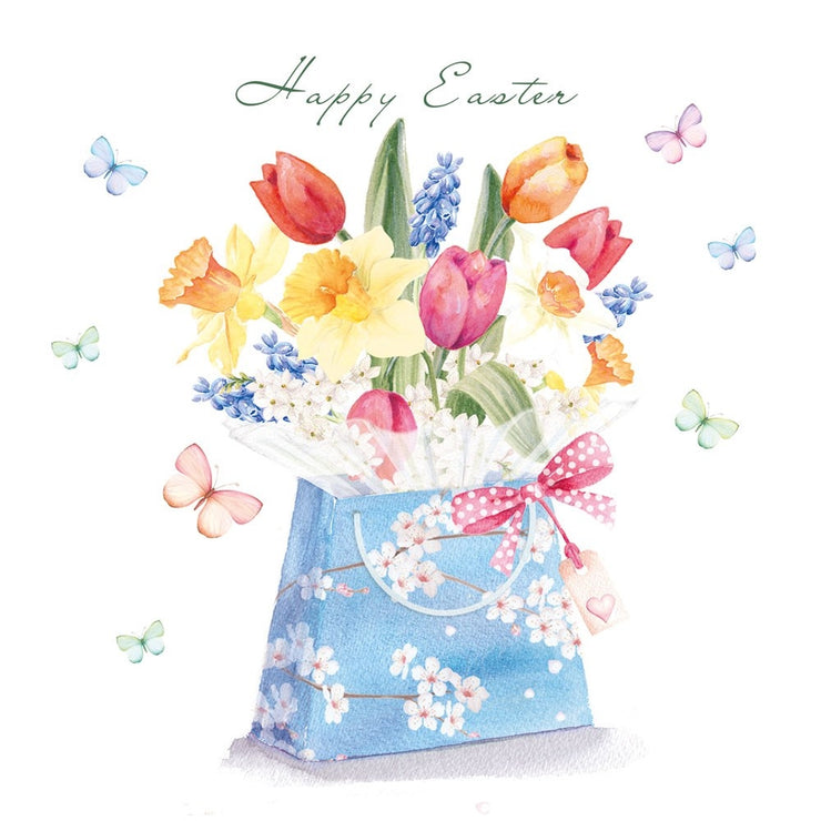 Flowers and Butterflies Easter Cards