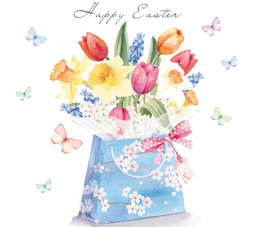 Flowers and Butterflies Easter Cards