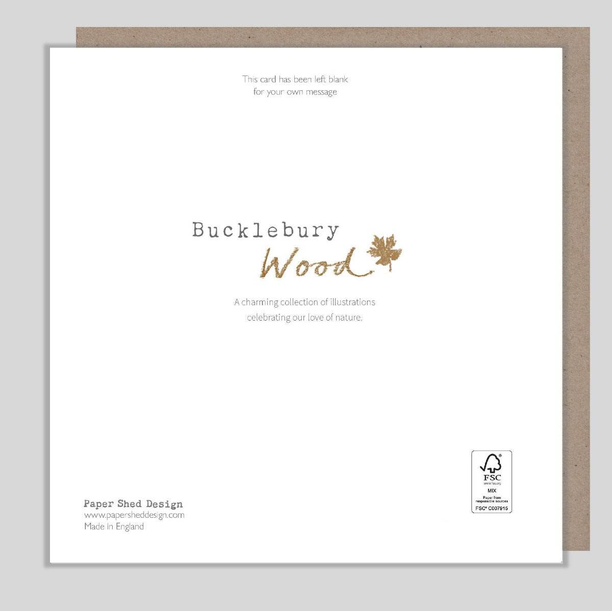 Hedgehog Pot Thank You Notelets - House of Cards