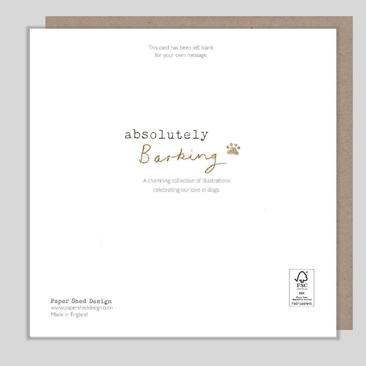 Dog and Butterfly Barking Notelets - House of Cards