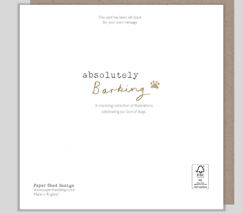 Dog and Butterfly Barking Notelets