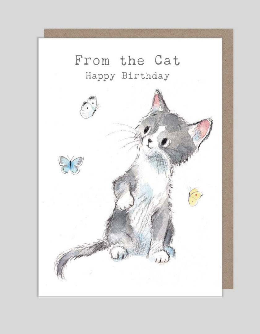 From the Cat Birthday Card