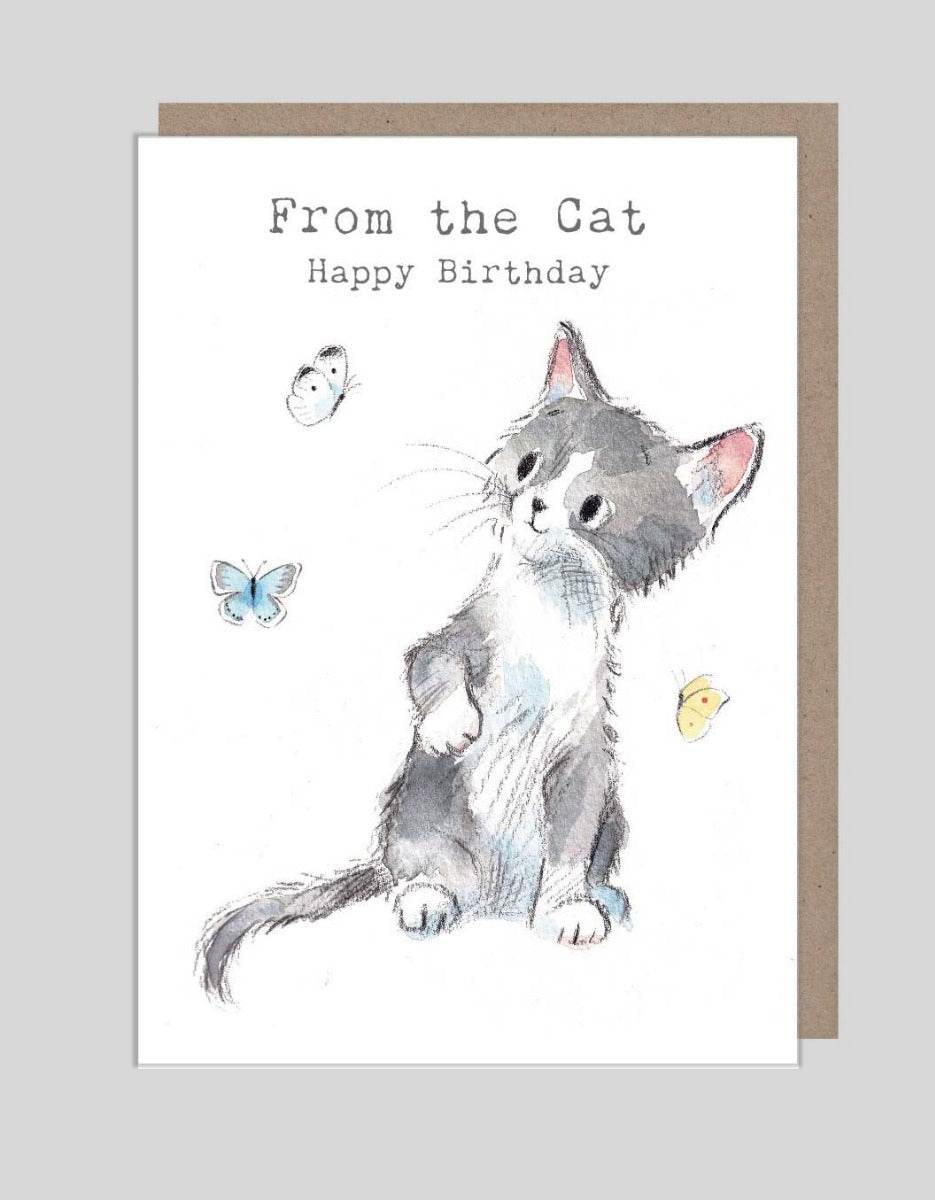From the Cat Birthday Card - House of Cards