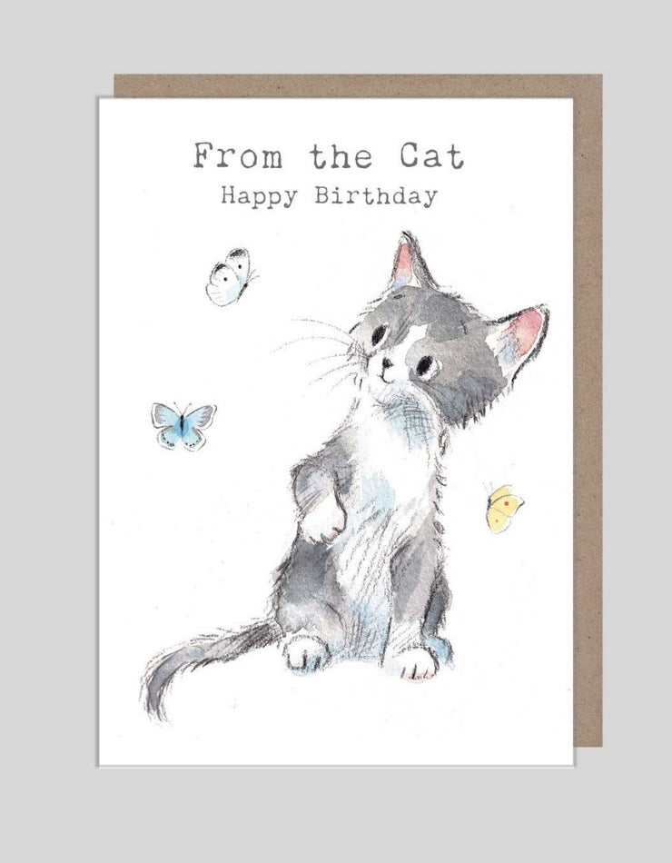 From the Cat Birthday Card