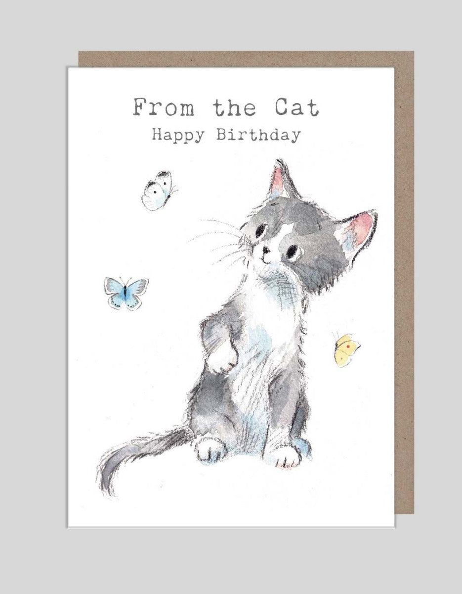 From the Cat Birthday Card