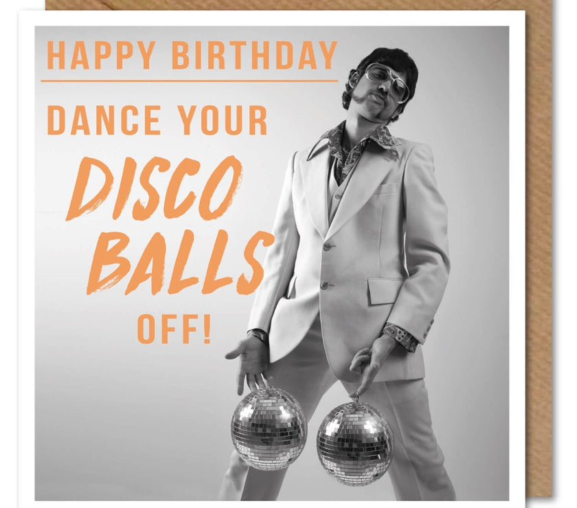 Disco Balls Birthday Card