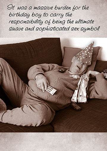 Massive Burden Birthday Card - House of Cards