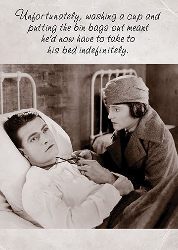 To Bed Birthday Card