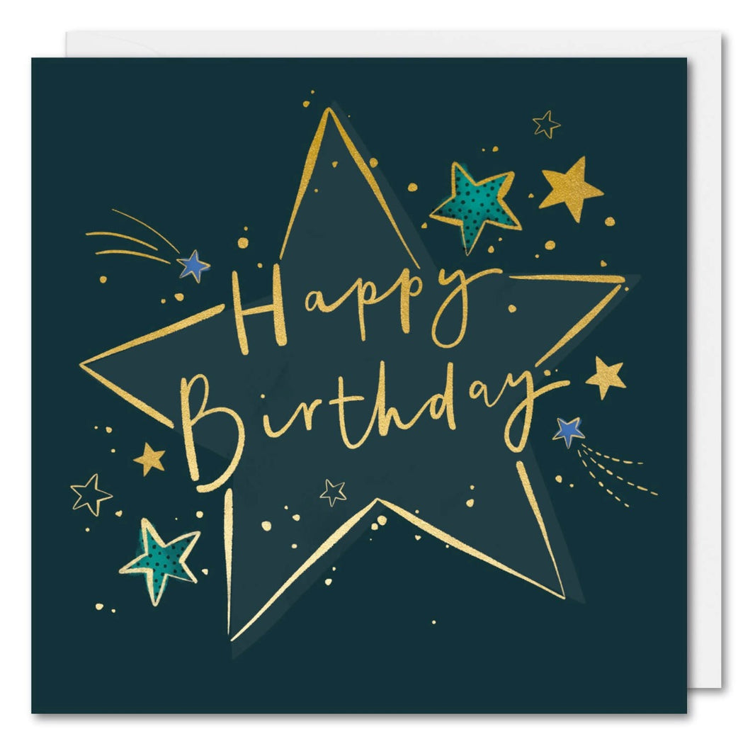 Happy Birthday Star Card