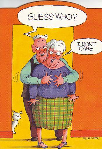 Wrinklies Guess Who Birthday Card - House of Cards