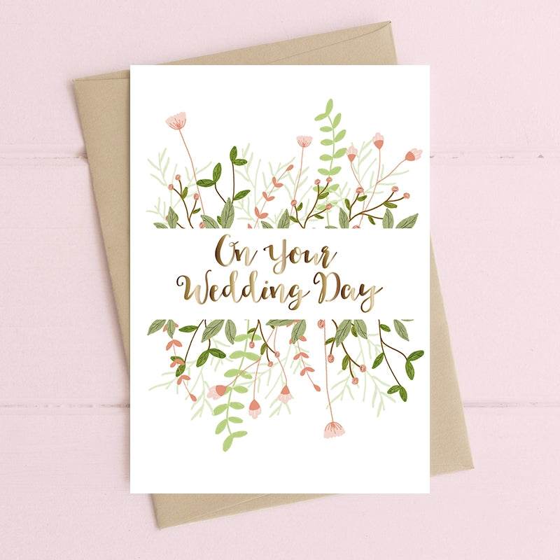 On Your Wedding Day Card - House of Cards