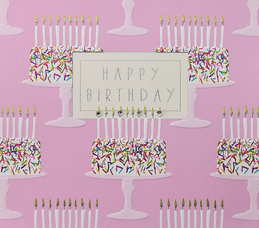 Hey Fresco Frosted Cake Birthday Card