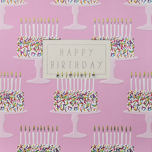 Hey Fresco Frosted Cake Birthday Card
