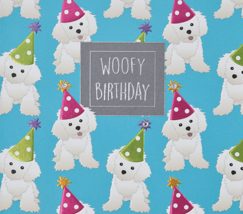 Hey Fresco Dogs Woofy Birthday Card