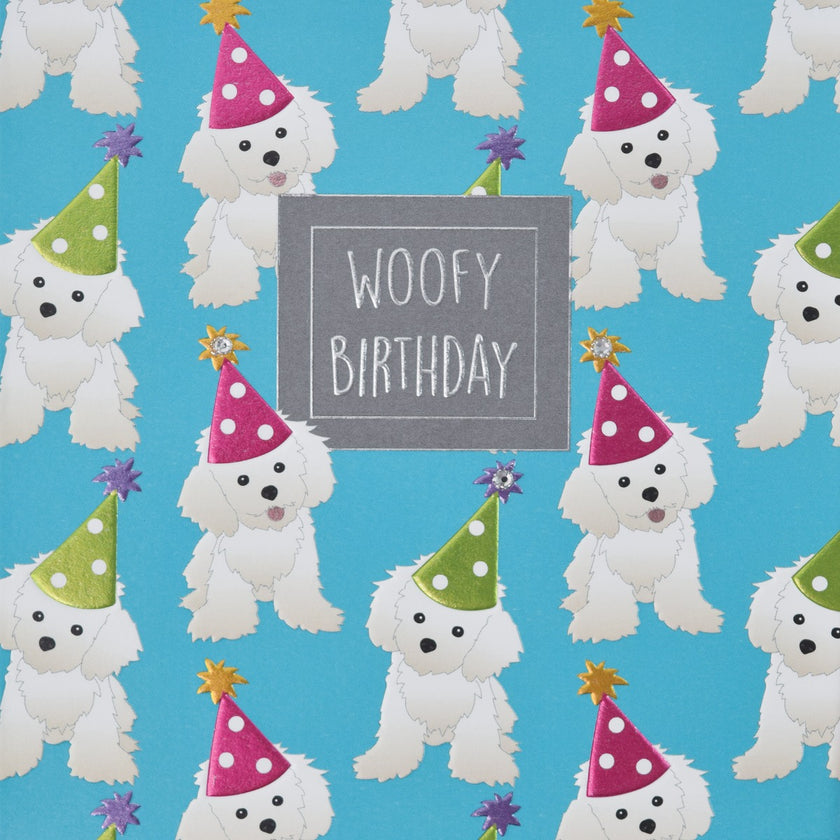 Hey Fresco Dogs Woofy Birthday Card