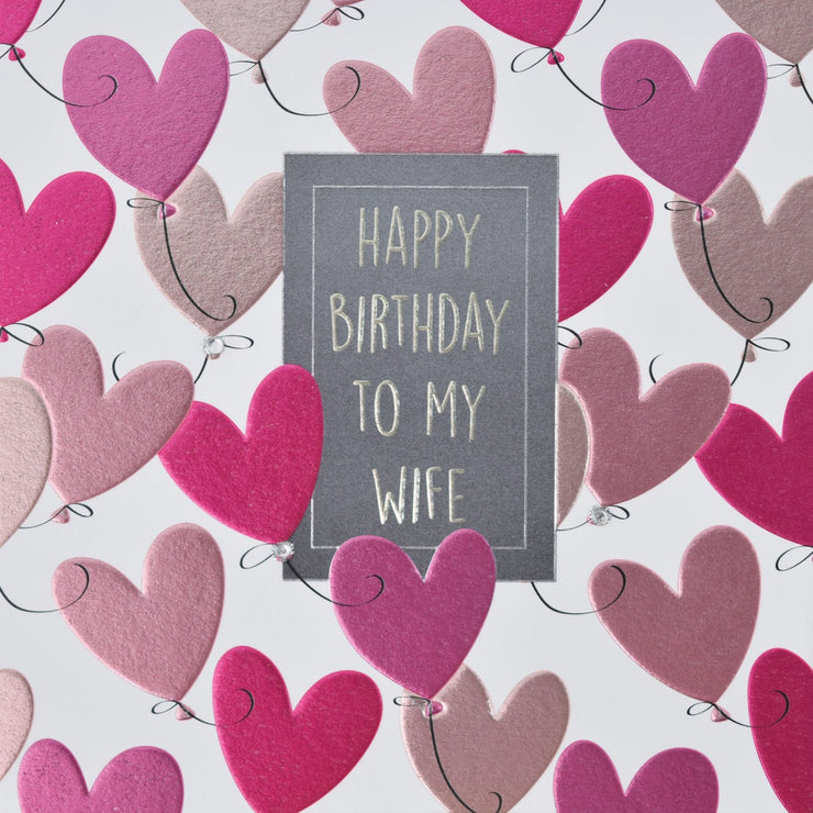 Hey Fresco Wife Birthday Card