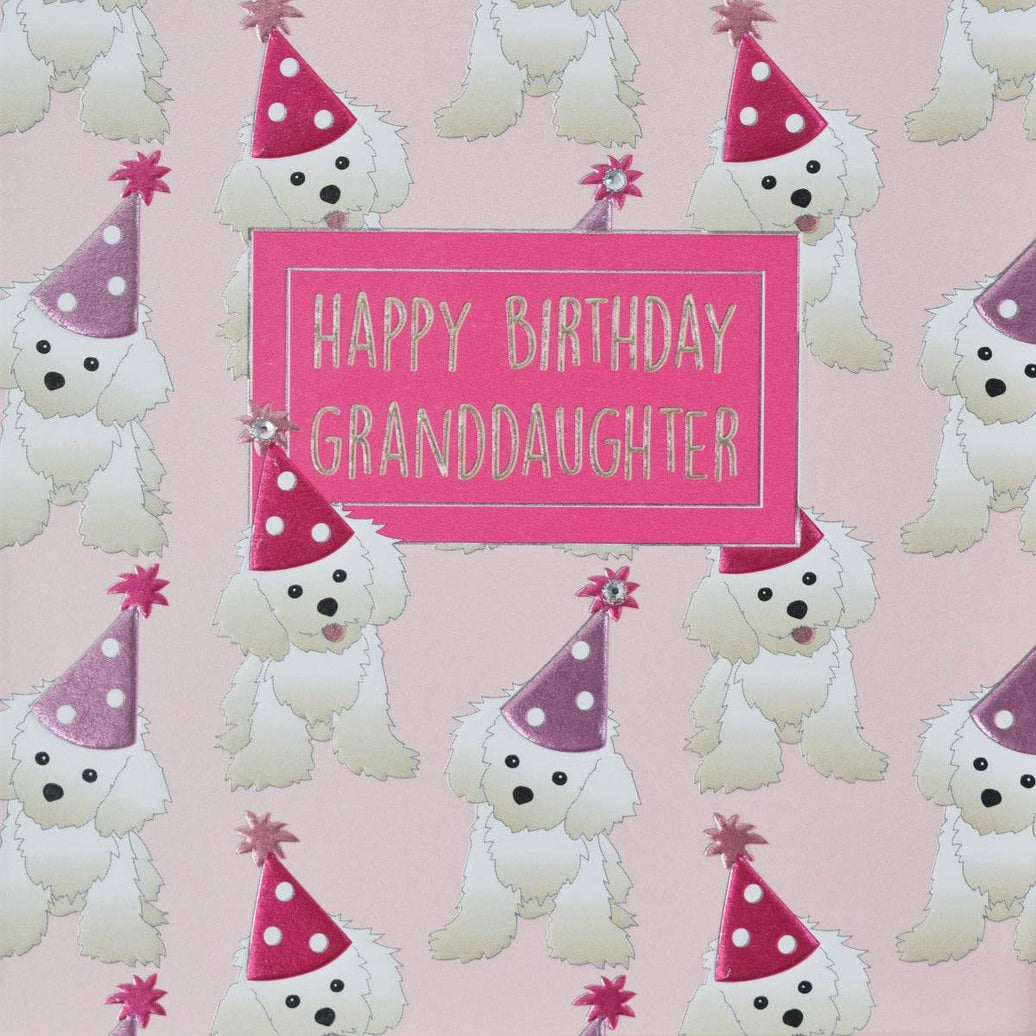 Hey Fresco Granddaughter Birthday Card - House of Cards