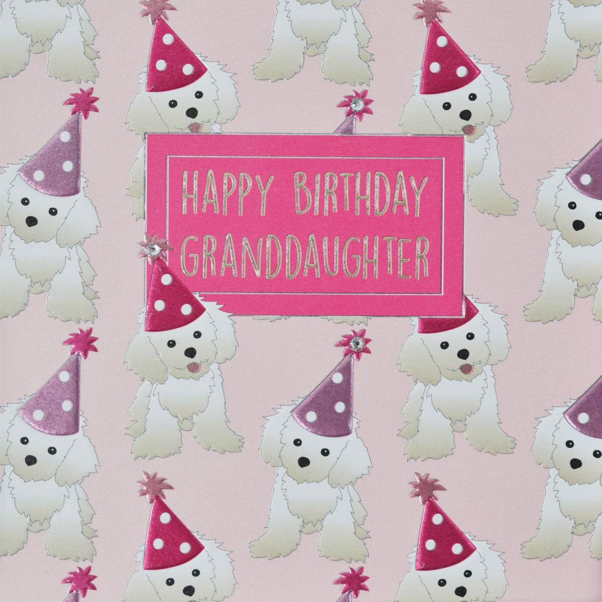 Hey Fresco Granddaughter Birthday Card - House of Cards