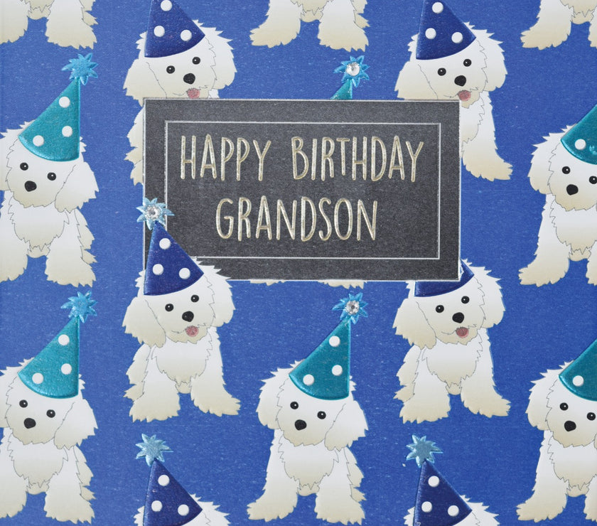 Hey Fresco Grandson Birthday Card