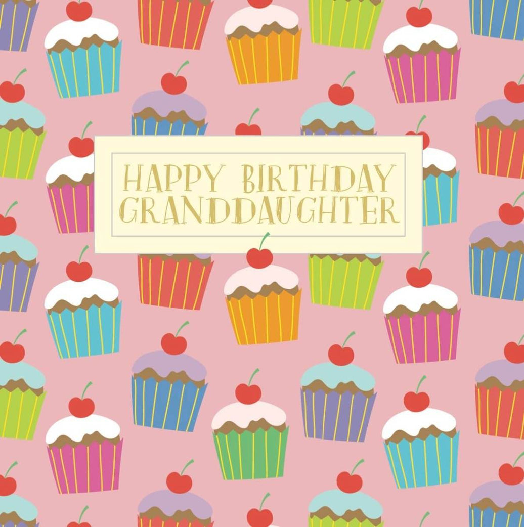 Granddaughter Cupcake Birthday Card - House of Cards